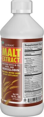 Germa Malt Extract (Extracto de Malta) – Liquid Dietary Supplement for Energy & Vitality – Rich in B-Vitamins & Essential Minerals – Traditional Nutritional Support – 16 fl oz - Image 7
