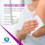 Dynarex BZK Antiseptic Towelettes - 5"x7" - With Benzalkonium Chloride Formula, Hand Sanitizing Wipes or First Aid Wound Wipes, 1 Case of 1000 (Packaging May Vary) - Image 8
