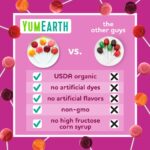 YumEarth Organic Vitamin C Pops Variety Pack, 60 Fruit Flavored Favorites Lollipops, Allergy Friendly, Gluten Free, Non-GMO, Vegan, No Artificial Dyes - Image 4