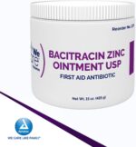 Dynarex Bacitracin Zinc Ointment USP - Wound Healing Treatment for Minor Cuts, Itchy Diaper Rashes and First Degree Burns - 1 Jar - 15 oz. / 425 Grams (Packaging May Vary) - Image 8