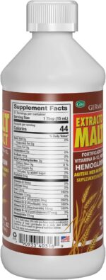 Germa Malt Extract (Extracto de Malta) – Liquid Dietary Supplement for Energy & Vitality – Rich in B-Vitamins & Essential Minerals – Traditional Nutritional Support – 16 fl oz - Image 4