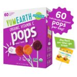 YumEarth Organic Vitamin C Pops Variety Pack, 60 Fruit Flavored Favorites Lollipops, Allergy Friendly, Gluten Free, Non-GMO, Vegan, No Artificial Dyes - Image 7