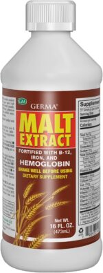 Germa Malt Extract (Extracto de Malta) – Liquid Dietary Supplement for Energy & Vitality – Rich in B-Vitamins & Essential Minerals – Traditional Nutritional Support – 16 fl oz