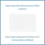 McKesson Hand Sanitizing Wipes [100 Count] Alcohol Wipes with Aloe and Vitamin E, Travel, Individually Wrapped - Image 5