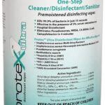 Parkerlabs Protex Disinfectant Textured Wipes Laboratories- Kills 99.9% of Bacteria in 15 Seconds - 7" X 10" (Canister of 75 Wipes)