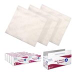 Dynarex Non-Woven Sponges, Non-Sterile, Gauze Sponges, Highly-Absorbent and with Less Linting, 4"x 4", 4 Ply, 1 Case of 2000 (10 Boxes of 200) [Packaging May Vary]