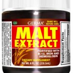 Germa Malt Extract Liquid Supplement - Pure Concentrated Barley Malt - 8 fl oz (236ml)
