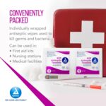 Dynarex BZK Antiseptic Towelettes - 5"x7" - With Benzalkonium Chloride Formula, Hand Sanitizing Wipes or First Aid Wound Wipes, 1 Case of 1000 (Packaging May Vary) - Image 4