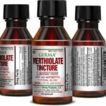 Germa Merthiolate Tincture - 1 oz - Mercury-Free First Aid Antiseptic for Minor Cuts and Scrapes