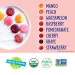 YumEarth Organic Lollipops, Assorted Flavors - Allergy Friendly, Non GMO, Gluten Free, Vegan (Packaging May Vary) (50 Count, Variety Pack) - Image 2