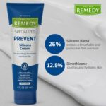 Medline Remedy Specialized Silicone Cream, Unscented (4 fl oz), Gentle Breathable Film for All Ages, Paraben-free and Hypoallergenic Skin Care, Barrier for Dry Cracked Skin - Image 3