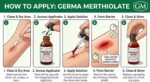 Germa Merthiolate Tincture - 1 oz - Mercury-Free First Aid Antiseptic for Minor Cuts and Scrapes - Image 4
